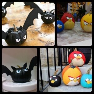 Мастер-класс "Тыква Angry Birds празднует Хеллоуин"